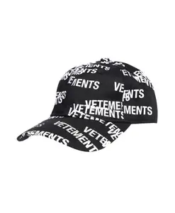 Бейсболка с логотипом Vetements, черный