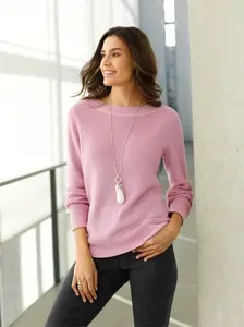 Вдохновение Вязаный свитер "Пуловер" Inspirationen, цвет Hortensie