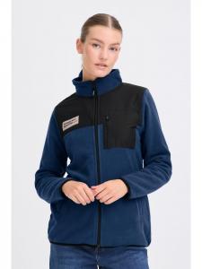 Флисовая куртка OXNETE FLEECE JACKET синего цвета Oxmo