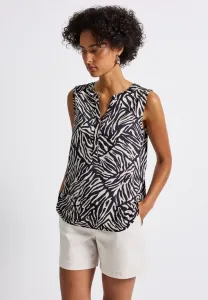 Gemustertes blouse Street One, Blau