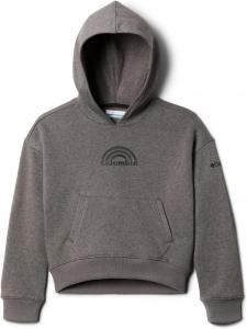 Толстовка Columbia Girls Trek Novelty, Charcoal Heather - Legacy