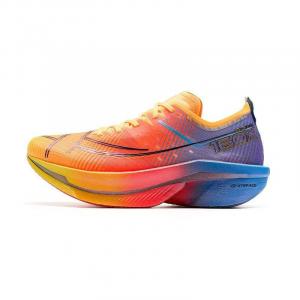 XTEP Кроссовки для марафона 160X 6.5PRO с защитой от скольжения, износостойкие, с низким верхом и карбоновой пластиной, женские, оранжево-синие