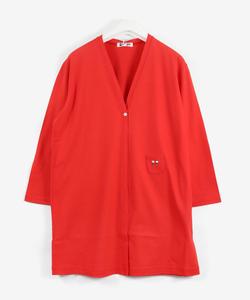 Охлаждающий кардиган из 100% хлопка Studio Picone, цвет Red(020)