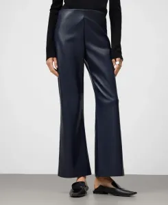 Женские расклешенные брюки типа flare из кожи или без кожи Adolfo Dominguez, синий