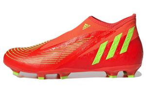 Футбольные бутсы Predator Edge.3 унисекс среднего размера, красные/зеленые Adidas
