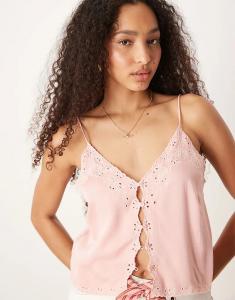 Топ-комбинация Free People Pieces of You в цветочно-розовом цвете