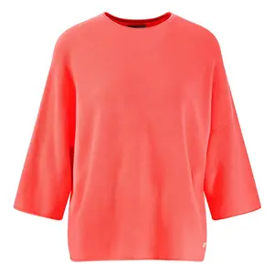 Свитер из тонкого хлопка Fynch Hatton 25137007, красный