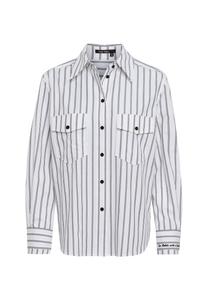 Блуза Marc Aurel Button-down blouse, White Varied/White
