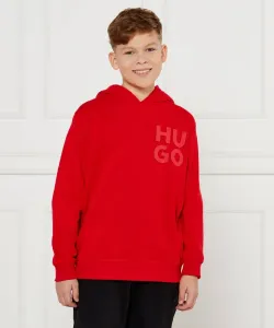 Толстовка Regular fit Hugo Kids, красный