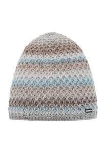 Вязаная шапка Bao OS, оверсайз, фантазийная пряжа, женская Eisbär, цвет Frostbeige