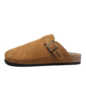 MIIOW Устойчивые к истиранию нескользящие закрытые тапочки унисекс коричневые, цвет Brown