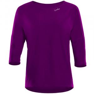 Функциональная легкая и мягкая столешница на ¾ рукава dt111ls Winshape, цвет dark plum