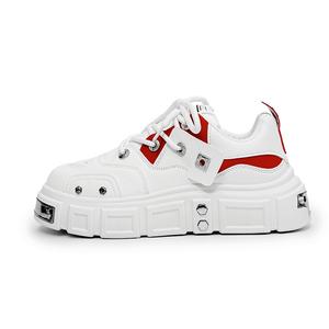 SLNU 3 Скользоустойчивые амортизирующие кроссовки с износостойкими свойствами мужские низкие белые красные, цвет White Red