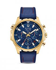 Морские звездные часы, 42 мм Bulova, цвет Blue