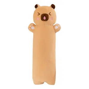 Плюшевая игрушка капибара и капибара с капибарами 60см/90см/100см высота Brangdy