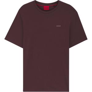 HUGO BOSS Футболка мужская светло-коричневая с круглым вырезом Moderate Straight Fit