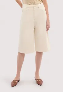 Ампи в джинсовых шортах с бычьим принтом Trussardi, Beige