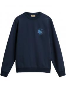 Футболка Woolrich с графическим принтом, синий