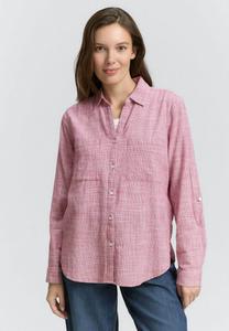 Блуза TOM TAILOR WITH SLUB STRUCTURE, Dark Pink/Mottled Pink