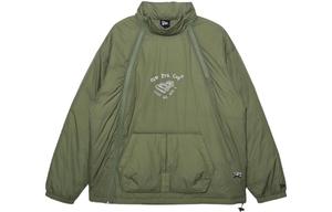 New Era Куртка пуховая унисекс армейского зеленого цвета, Army Green