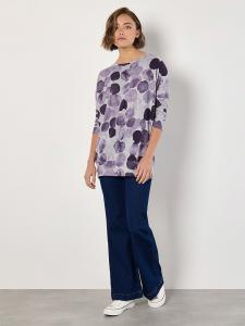 Apricot Футболка с длинными рукавами серо-фиолетового цвета