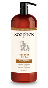 Шампунь для глубокого увлажнения с кокосом и маслом ши Soapbox, 33.8 oz