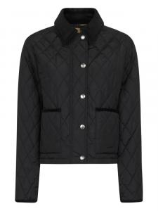 Куртка с ромбовидной стежкой Burberry, черный