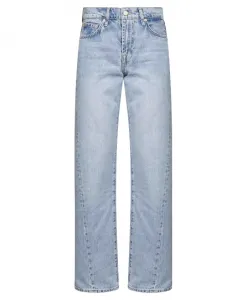 Синие рваные джинсы-тесс 7 For All Mankind, синий