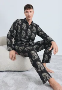 Мужская пижама с карманами Desmond & Dempsey, Black/Cream