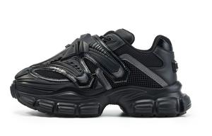 OGR Низкие массивные кроссовки Black Warrior G2 Collection унисекс, угольно-черные