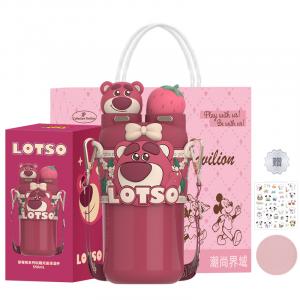 Кружка Lotso Zootopia Judy, Nick, практичная и универсальная, симпатичная и красивая, из нержавеющей стали 316 Disney, красный lotso insulated cup[coasters+shopping bag]