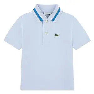 Детская рубашка-поло Lacoste 947038 с коротким рукавом Lacoste kids, белый