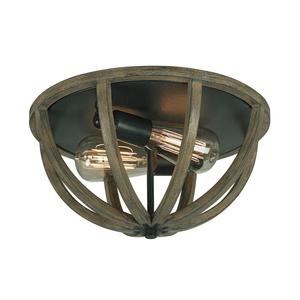 Потолочный светильник Elstead Lighting, 33x17,8 см, цвет дуба