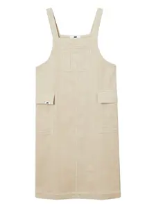 Вельветовое платье миди Chocoolate, бежевый