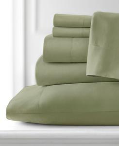 Комплект постельного белья Vilano 21 дюйм, очень глубокие карманы, 6 предметов, размер Full Southshore Fine Linens, цвет sage green