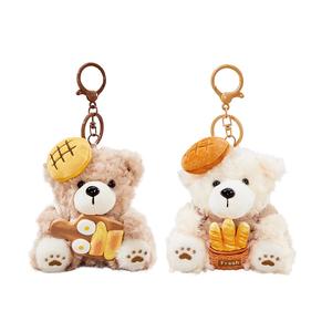 Футболка Biscuit Bear плюшевая кукла подвеска на день рождения высота 10см The Green Party, светло-коричневый