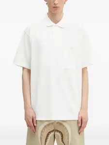 Рубашка поло с вышивкой Human Made, белый