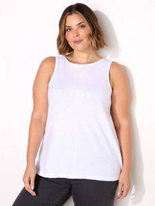 Топ-жилетка с круглым вырезом Live Unlimited, белый