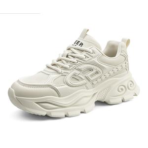 JEEP SPIRIT Износостойкие дышащие низкие кроссовки для увеличения роста, мужские, белые