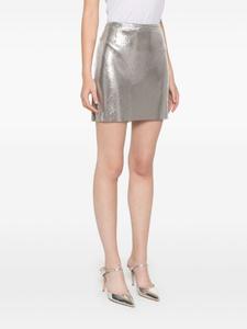 Мини-юбка Rabanne из кольчуги, серый