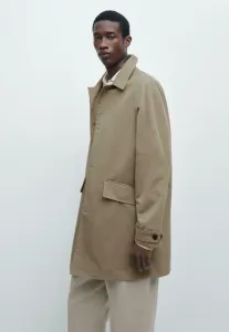 Легкий тренч с воротником-лацканом Massimo Dutti, Beige
