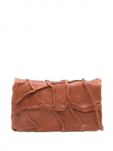 Клатч Soffietta из кожи SOMMET, коричневый