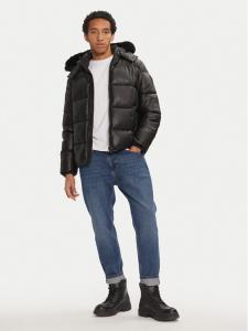 Куртка из искусственной кожи, стандартного кроя Guess, черный