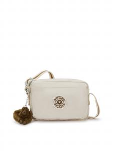 KIPLING Плечевая сумка 'ABANU' в белом цвете