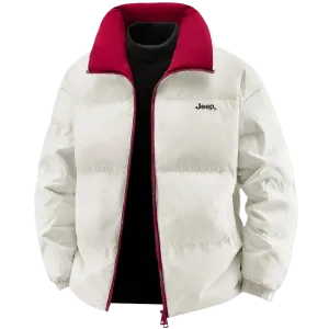 Пуховик Unisex Stand Collar Moderate Jeep, оранжевый