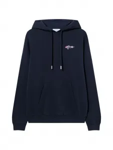 Худи с капюшоном и логотипом Arrow Off-White, синий