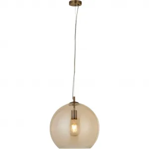 Подвесной светильник Balls Pendant E27 1 шт. Searchlight, Antikmessing und Bernstein