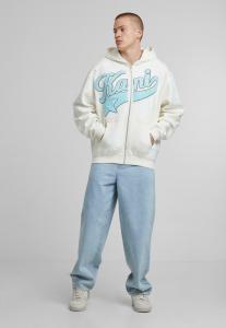 Толстовка на молнии STAR LOGO FULL Karl Kani, кремовый