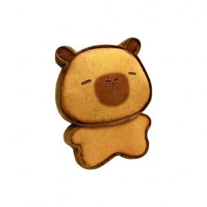 Плюшевая кукла Toast Capibara 17см/30см/50см высота XIWANTONG, Caramel-Roasted Puffy-Capybara