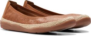 Балетки Clarks Elaina Rae, цвет Tan Leather